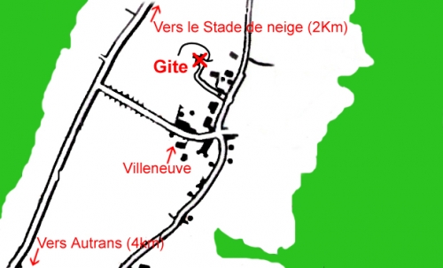 accès au gite villeneuve accès au gite villeneuve