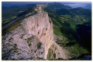 Vue muraille vercors Vue muraille vercors